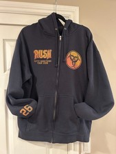 Rush Fifty Something Zip Hoodie Legit Show Merch L picture