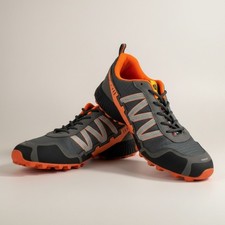 Keep Running Speed 3 Trail Shoes Men Size 7 Gray Orange Hiking Walking Sneaker picture