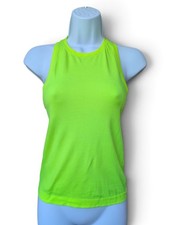 Lot of 2 Lululemon Swiftly Tech Racerback Tank Tops Womens Size 2 Neon Green picture