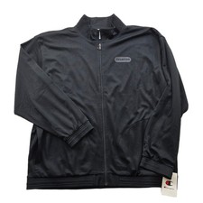 Champion Game Day Attack Mesh Full Zip Track Jacket Mens 2XL Black $65 NEW picture
