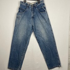 Vintage H-Spider USA Baggy Skater Jeans Mens 31 Blue Denim Y2K Wide Leg picture
