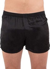 Pack Of 3 INTIMO Men’s Sandwashed Silk Boxer Black Small picture