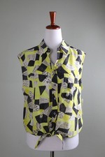 EQUIPMENT Femme NWT $194 Diem Tie Front 100% Silk Shirt Top Size Small picture