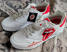 SKECHERS The Rolling Stones Tongue Logo Low Top Lace-Up Sneakers Men’s 12 picture