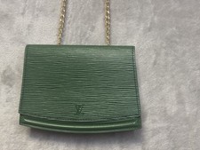 Authentic Louis Vuitton Epi Green Clutch Bag - Preowned Excellent picture