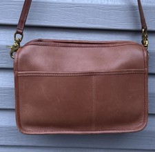 Rare Vintage Coach 063-0633 Putty Companion Bag 9300 British Tan picture