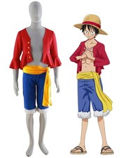 One Piece Monkey D Luffy New World ADULT Costume Outfits for Halloween & Cosplay picture