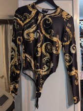 Versace Jeans Couture Baroque Long sleeve Bodysuit  picture