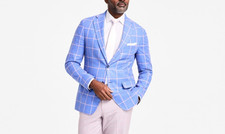 Tallia Men's Printed Notch-Lapel Sport Coat  MSRP $295 picture