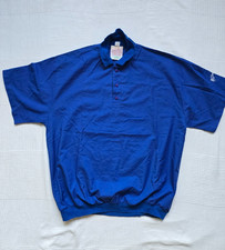 Retro McDonald's Employee Uniform Polo Shirt Molinel Image Blue Size L picture