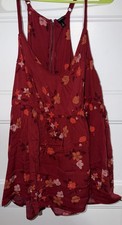 Torrid Size 2 Flowy Tank Top with Zipper Closure in Back picture