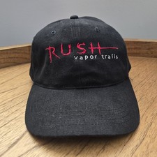 Vintage Rush Vapor Trails Rock Concert Baseball Hat Tour Merch Y2K 2002 picture