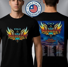 Vtg Journey Final Frontier Tour 2026 Double Sided Rock T-Shirt S-5XL picture