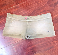 vintage miss sixty green micro miniskirt size medium made in Italy picture