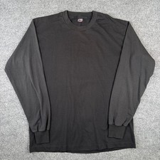 Vintage Screen Stars T Shirt Mens XL Faded Black Blank Single Stitch Made in USA picture