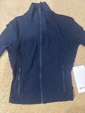 Lululemon True Navy Cropped Women’s Define Jacket Nulu Size 4 Brand New picture