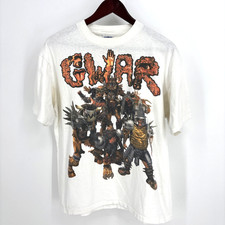 Vintage GWAR Rendezvous With Ragnarok White T-Shirt L Winterland 1995 Morgoth picture