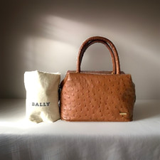 Authentic Bally Leather Camel Handbag From JAPAN01387 picture