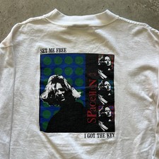 1990s Spacemen 3 Set Me Free Long Sleeve Tee SUPER RARE Authentic Rock Grail picture