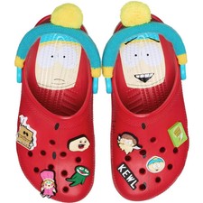 Crocs x South Park Eric Cartman Classic Clogs Red Men Size 9 Women 11 NWB picture