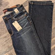 Judy Blue Mid Rise Boot Cut Jeans Size 13/31 Dark Wash NWT picture