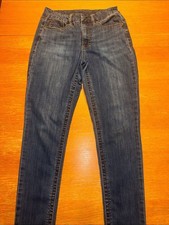 Seven7 Women’s Dark Blue Skinny Jeans picture