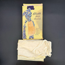 NOS Vintage 1950s Kleinert's Silk Skirt Shield Lingerie in Original Box USA Med picture