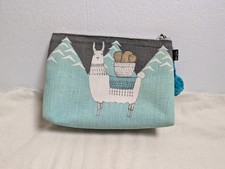 Llama Pouch Danica Studio - Cute Cosmetics Or Craft Pouch - NWT picture