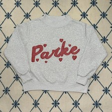 Parke Limited Edition Sweetheart Varsity 2025 Vday Graphic Hearts Mockneck picture