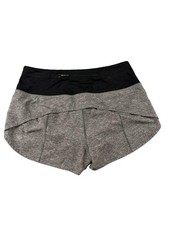 Lululemon Speed Up High-rise 2.5” Inseam Lined Short Size 8 Gray/Black picture