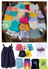 Lot of 100pcs Mix Kids Girls Clothes Bulk Wholesale Resale Consignment 3-12 year picture