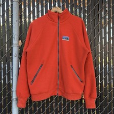 Early 80s Vintage Mens Patagonia Full Zip Fle Fleece Jacket size L picture