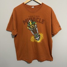 Mister Miracle Jack Kirby DC Comics Fourth World Graphitti Shirt XL picture
