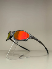 Oakley Penny & Juliet X-Metal Sunglasses Gray Frame Ruby Lens Vintage Rare picture