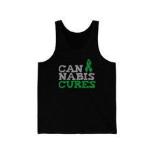 Cannabis Cures THC 420 CBD Unisex Tank Top picture