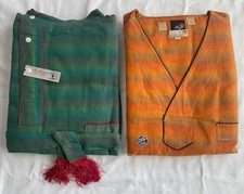 Vintage NOS Deadstock 1930s 1940s Pajama Set of 2 St Moritz Ski Cloth Hollywood picture