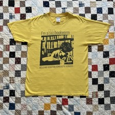 Vintage Belle and Sebastian T-shirt 1990s Bookworm US1966 picture