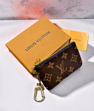 Louis Vuitton Monogram Key Pouch Pochette Cles Coin Purse W/ Dust Bag & Box picture