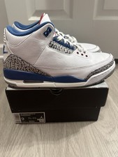 Nike Air Jordan 3 Retro True Blue 2026 Left Shoe 9.5 Right Shoe 9 picture