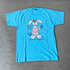 Screen Stars Best Blue Graphic Bunny 