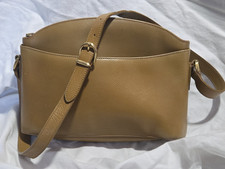 Vintage Coach Crossbody Bag | Light Tan Leather picture