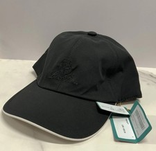Loro Piana Storm System Microfiber Baseball Cap Men Medium Black Lightweight Hat picture