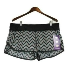 Lululemon Speed Shorts 2014 Seawheeze 3D Chevron Stretch Women's Size 12 New picture