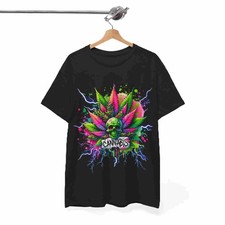 Marijuana Cannabis Weed Skull 420 T-shirt FREESHIPS picture
