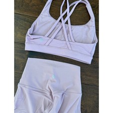 Lululemon Align Leggings + Energy Bra Lilac Matching Set Size 4 Sold Out Color picture