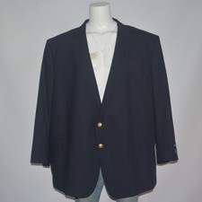 NWT JOS A BANK Executive 100% Wool Navy Two Button Blazer Sz 62R picture