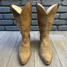 Acme Vintage Suede Western Cowboy Boots Mens 10 D picture