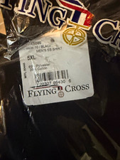 Flying Cross Men's Uniform Work Shirt Long Sleeve Black 5XL MPN 6000 picture