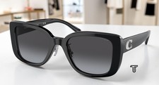 COACH HC8352 50028G Cd472 Black Grey Gradient 54 mm Women's Sunglasses picture