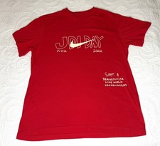 Nike Travis Scott Cactus Jack Just Do It Day 2022 WHQ Shirt Red Deadstock Large picture